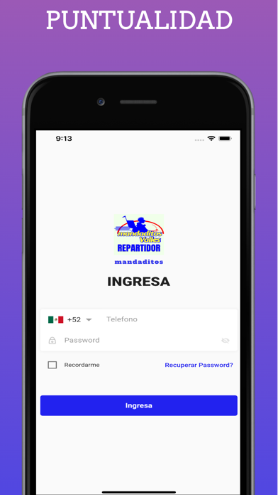 Mandaditos Repartidor Screenshot