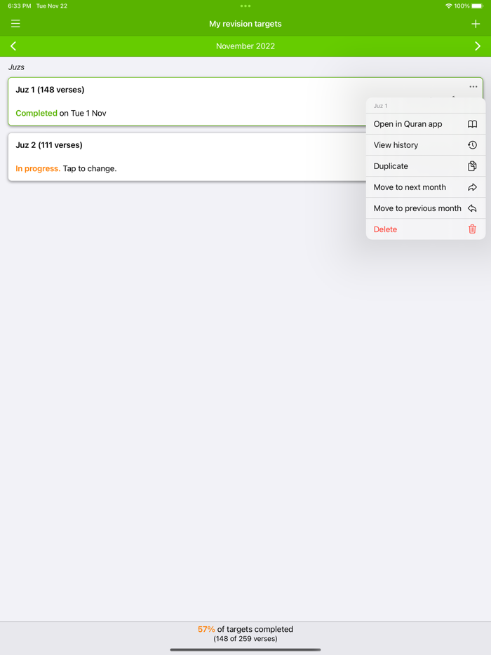 Hifdh Revision Tracker