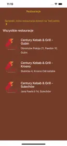 Century Kebab & Grill screenshot #1 for iPhone