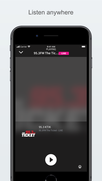 95.3FM The Ticket Screenshot
