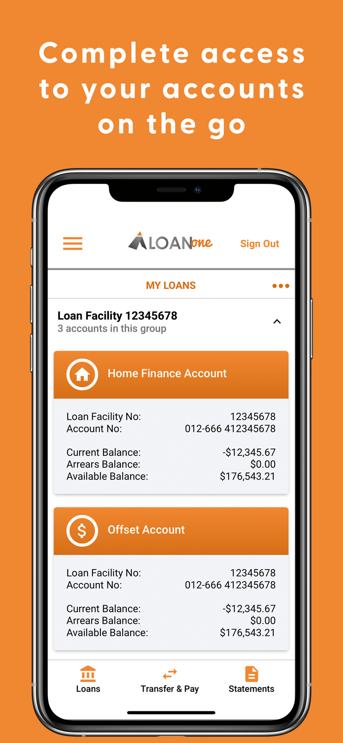 Loan One Mobile Access