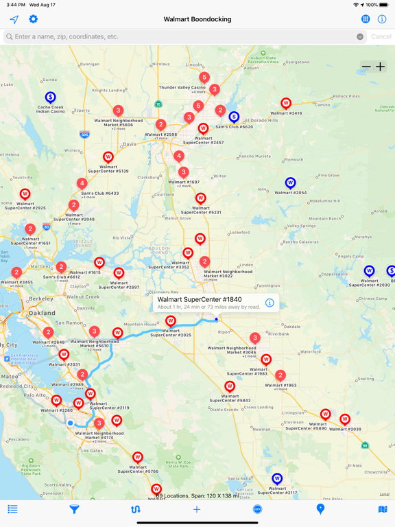 Boondocking at Walmart Stores App Price Drops