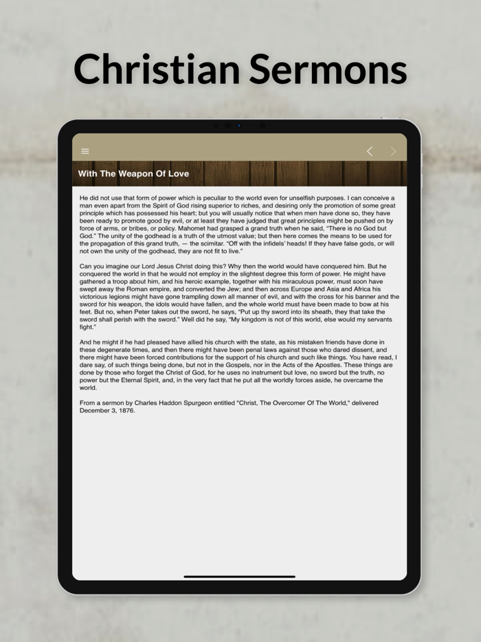 Christian Sermons to Preach