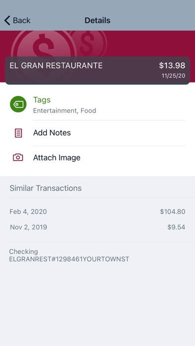 Grandview Bank Screenshot