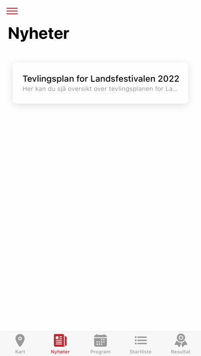 Landsfestivalen 2024 Screenshot