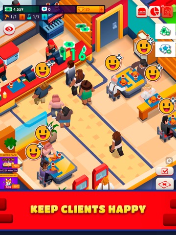 Idle Burger Empire Tycoon—Gameのおすすめ画像4