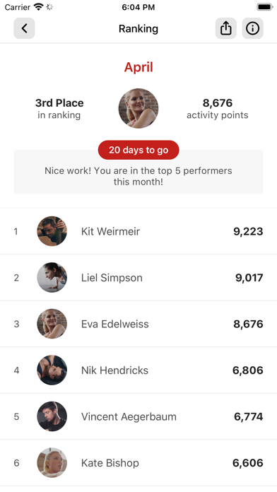 ThriveFitnessSD. Screenshot