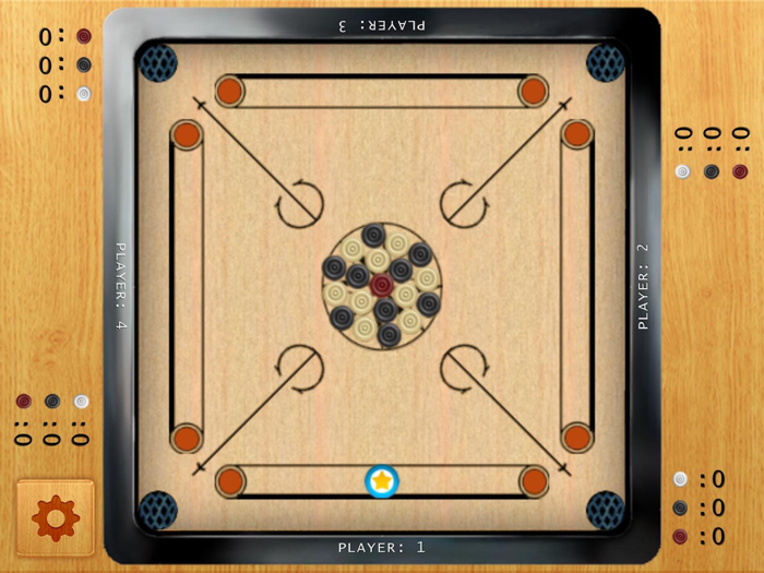 Tap Fingers Pocket Carrom