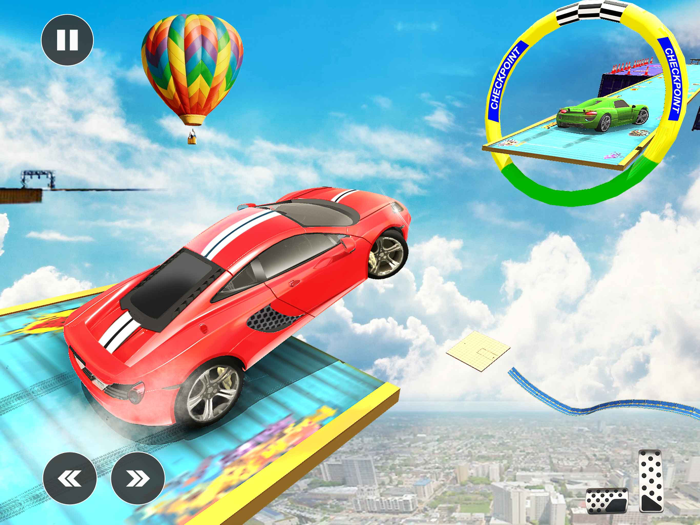 Crazy Sports Car Stunt Racing