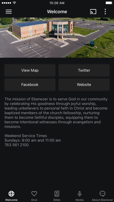 Ebenezer Community Church Screenshot 1 - AppWisp.com