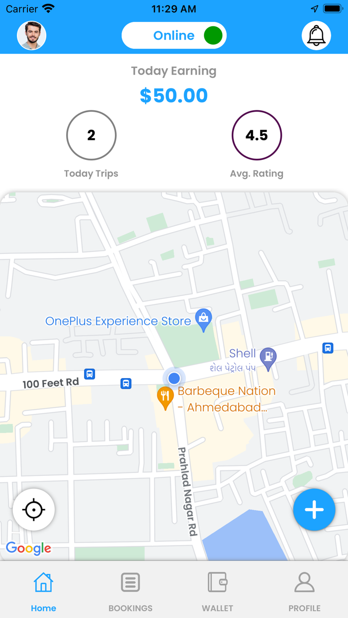 PlusXDelivery Driver