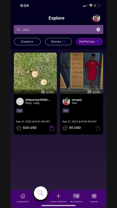 ShhParty App Screenshot