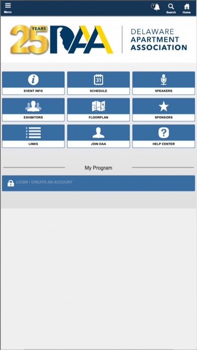 Delaware Apartment Association Screenshot