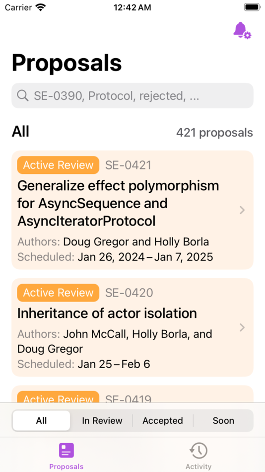 #1. Proposal Monitor (iOS) Podle: Victor Martins