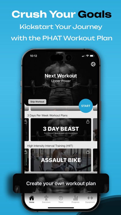 PHAT Workout Plan & Tracker