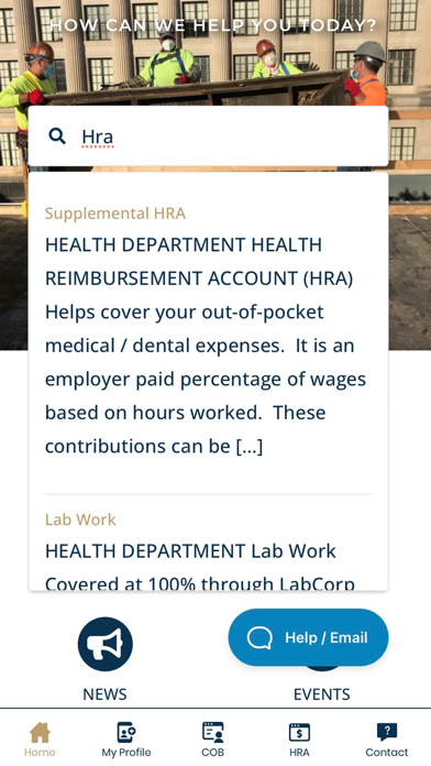 Northeast Carpenters Funds Screenshot