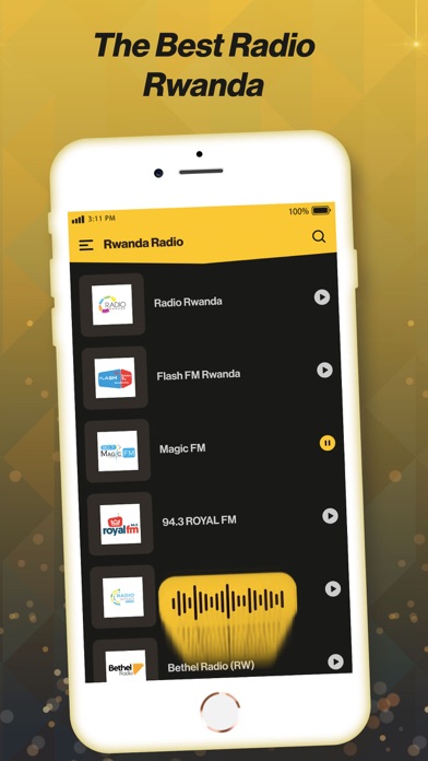 Screenshot #1 pour Live Rwanda Radio Stations