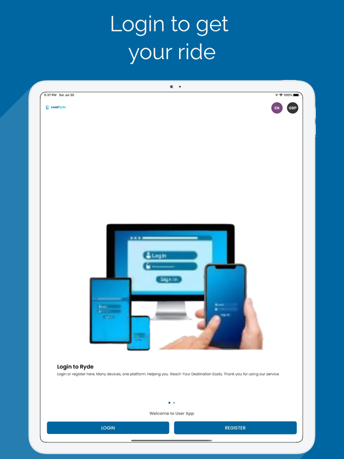 LeadRyde Taxi Cab Minicab