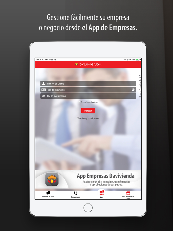 Empresas Davivienda Móvil