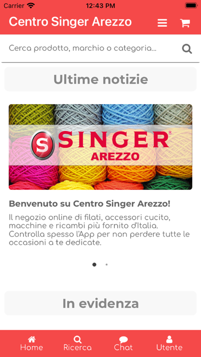 Centro Singer Arezzo Screenshot