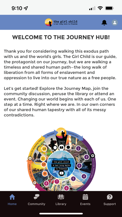 Girl Child Long Walk Hub Screenshot
