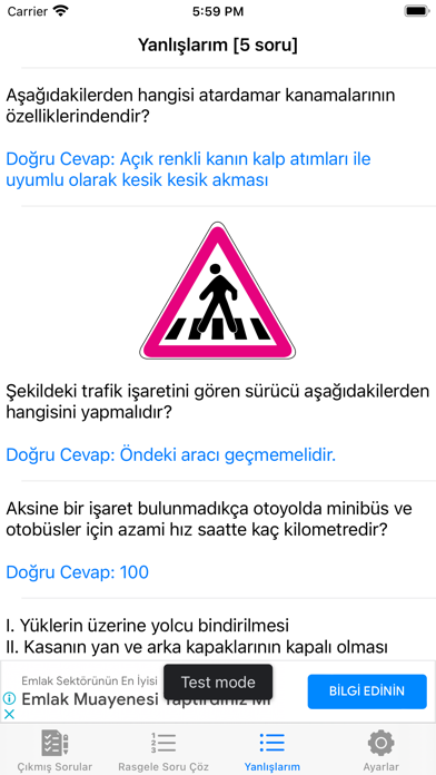 Ehliyet Sınavına Hazırlık Screenshot