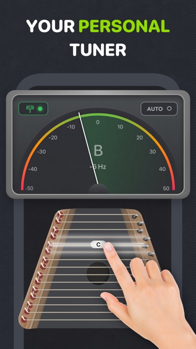 Tuner: cymbals, bass & guitar Screenshot