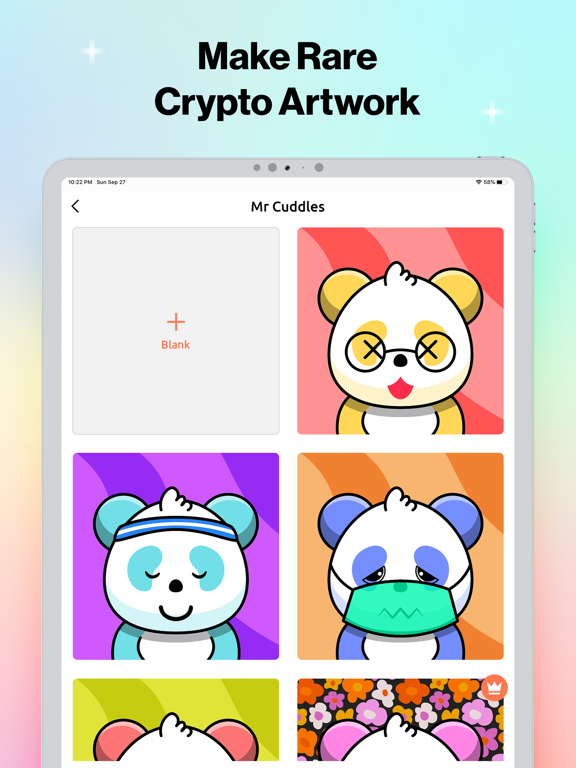 NFT Creator & Metaverse iPad screenshot 3 - Graphics & Design app