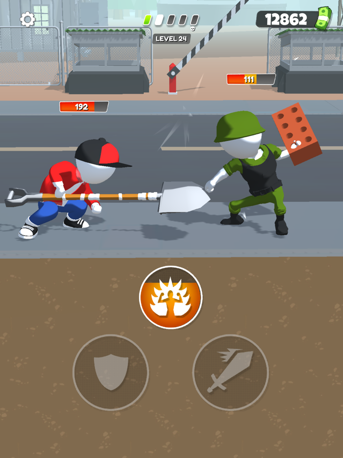 Merge Fighting Fight Hit Game