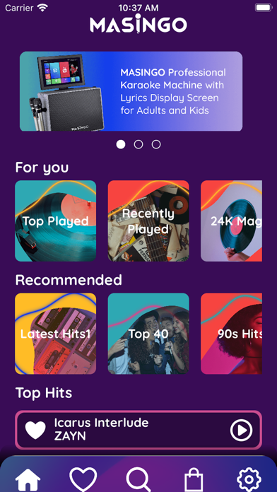 Masingo Karaoke Screenshot