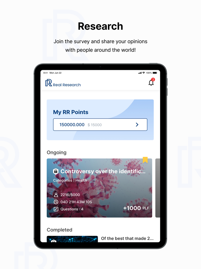 Real Research Survey App