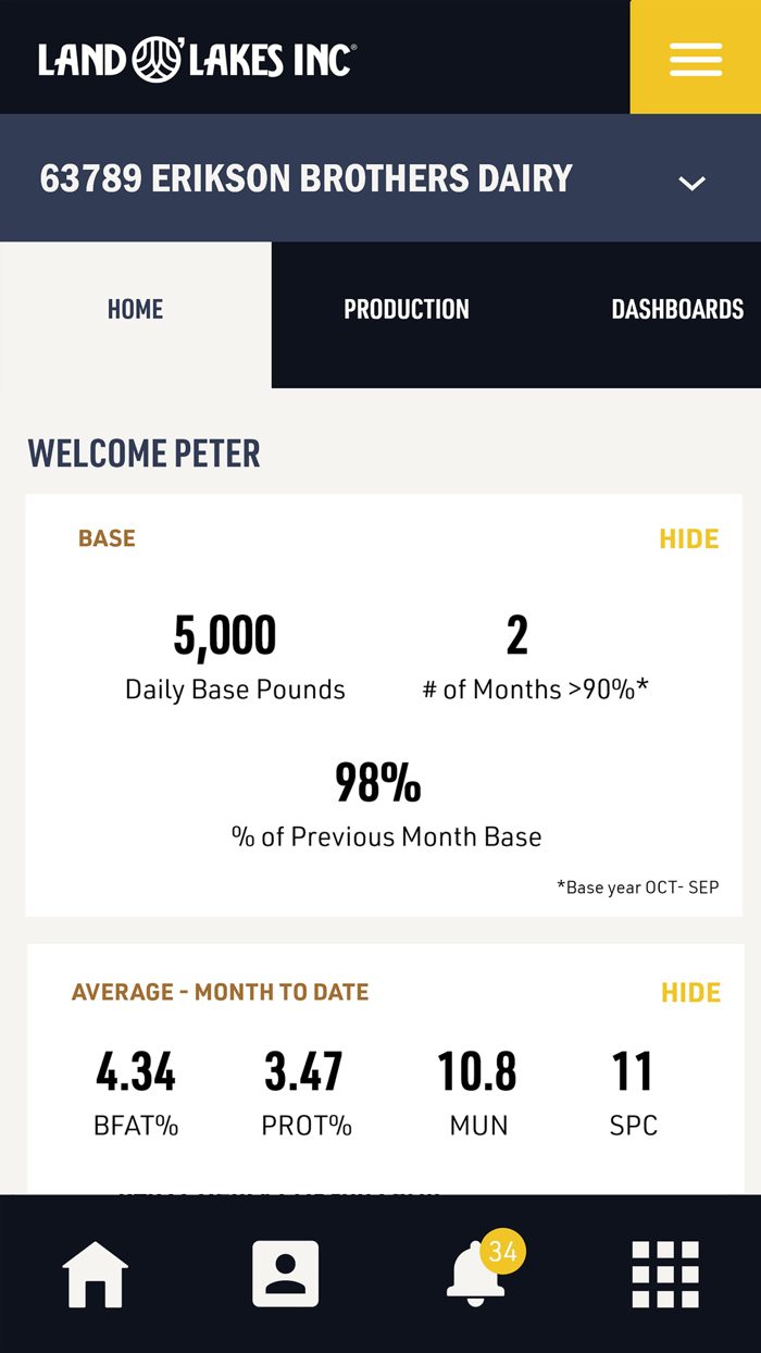 Land OLakes Dairy Hub