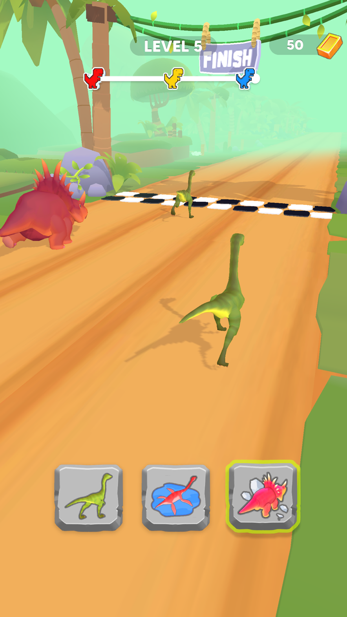 Dino Race Dinosaur Games