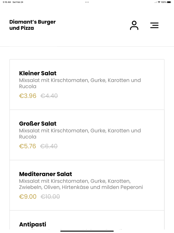 Screenshot #5 pour Diamant’s Burger und Pizza
