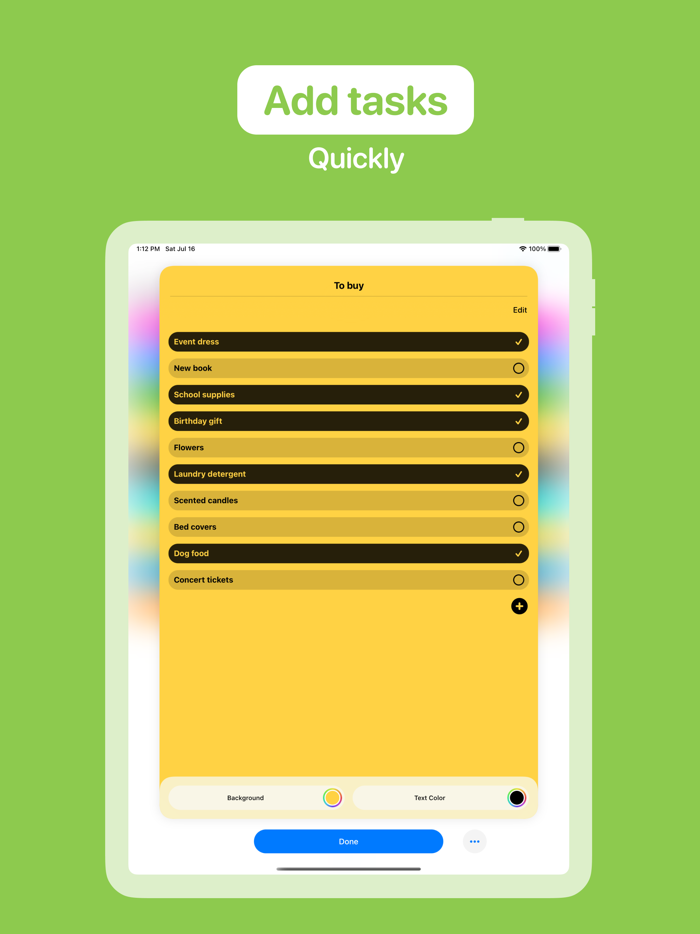 To Do List Widget Daily Tasks