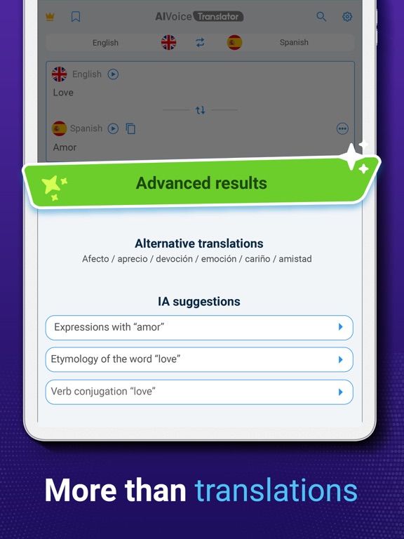 AI Voice Translator Translate iPad screenshot 4 - Productivity app