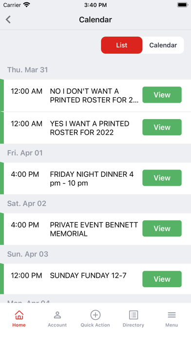 Sayville Yacht Club Screenshot