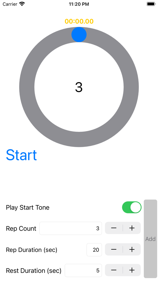 Rep Timer - 1.8 - (iOS)
