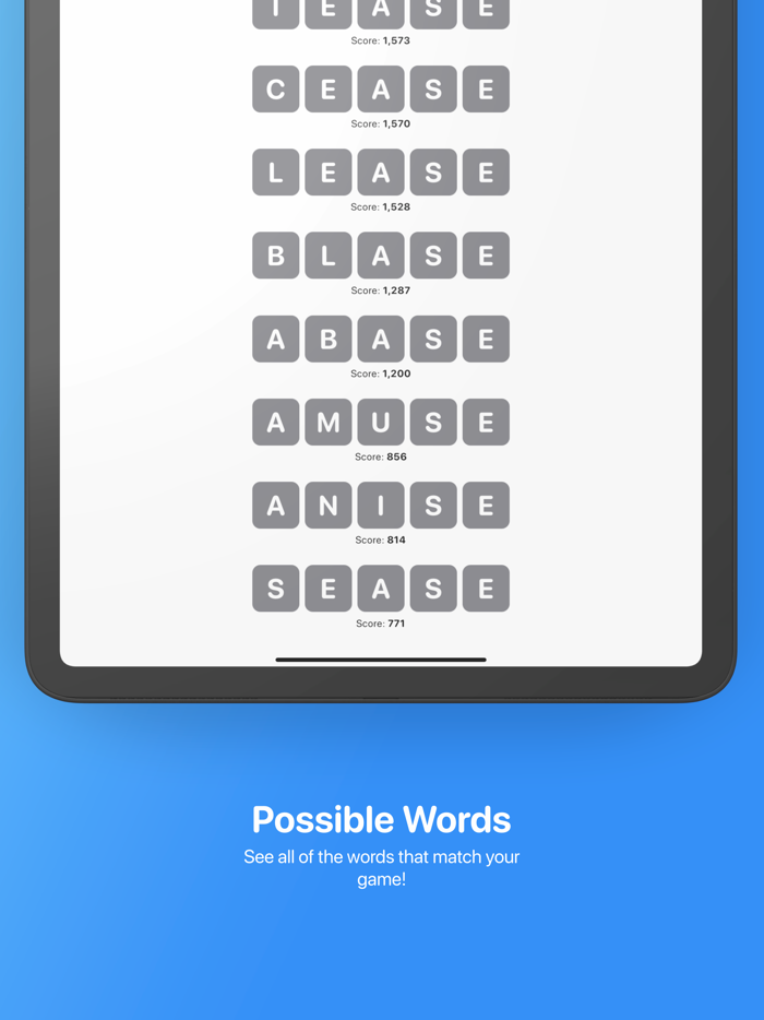 Word Helper Word Game Solver