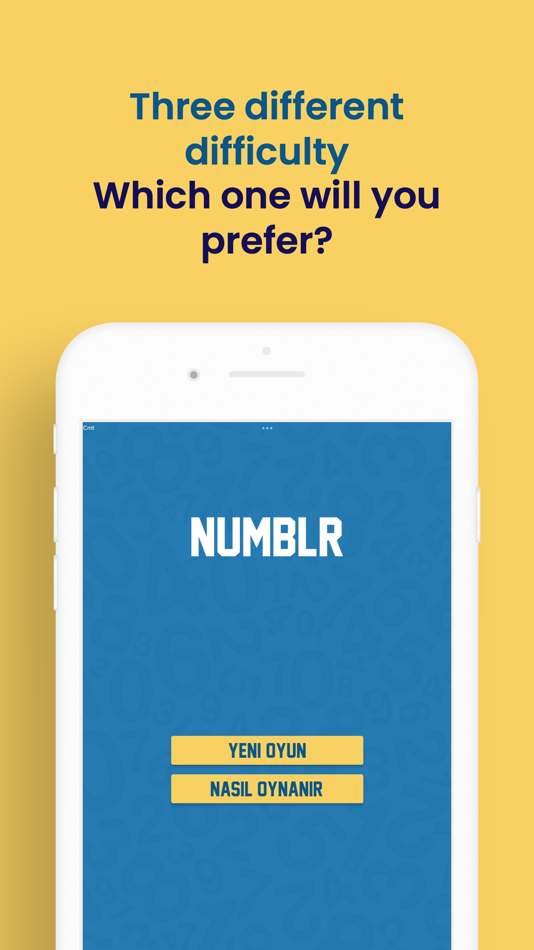 #3. Numblr | Number Guessing Game (iOS) 由: Bahadir ARSLAN