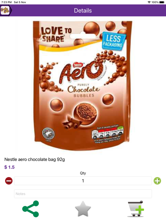 App screenshot