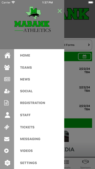 Mabank Panthers Athletics Screenshot
