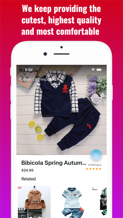 Cheap Kids Clothing Shop Screenshot