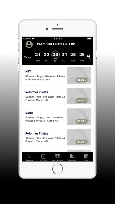 Premium Pilates & Fitness Screenshot
