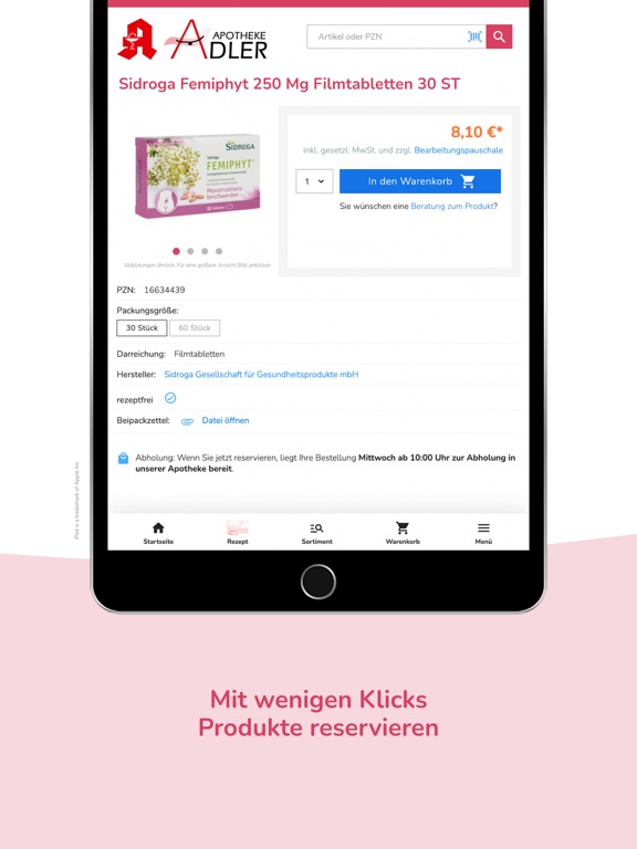 Screenshot #5 pour ADLER-APOTHEKE Kuppenheim