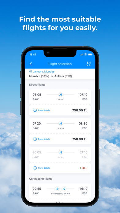 AJet - Cheap Flight Ticket Screenshot