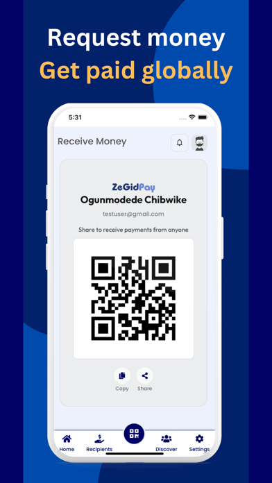 ZeGidPay - Borderless Payments Screenshot