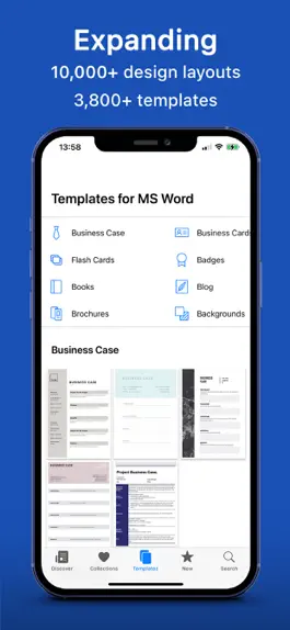 Game screenshot Templates for MS Word - DesiGN apk