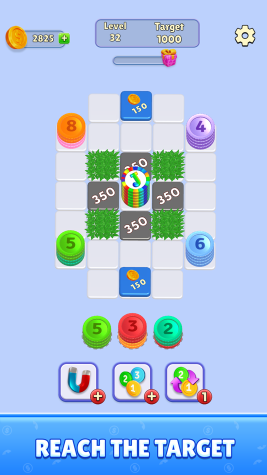 #2. Coin Stack Puzzle (iOS) 来自: Rollic Games