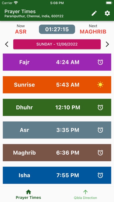 Prayer Times - No Ads Screenshot